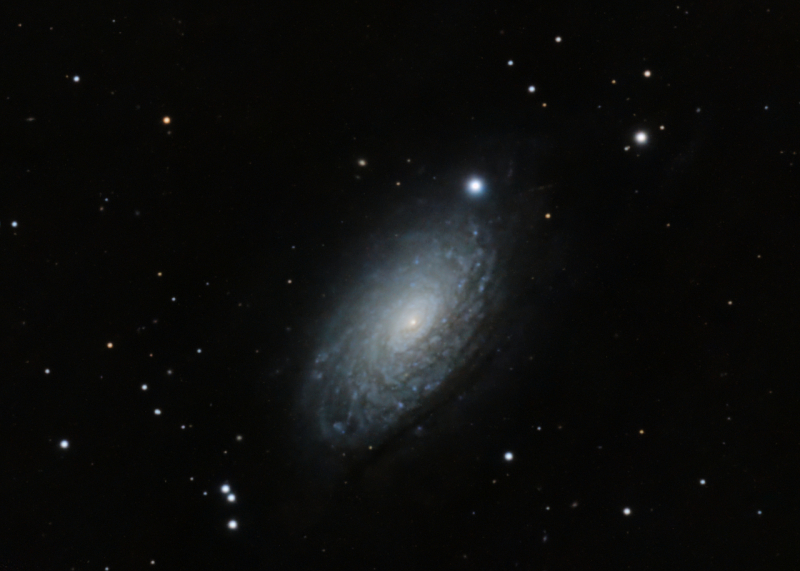 M63 Sunflower Galaxie, aufgenommen mit Celestron C8 EdgeHD
