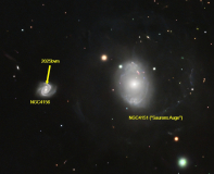 NGC4156 mit Supernova 2025bvm