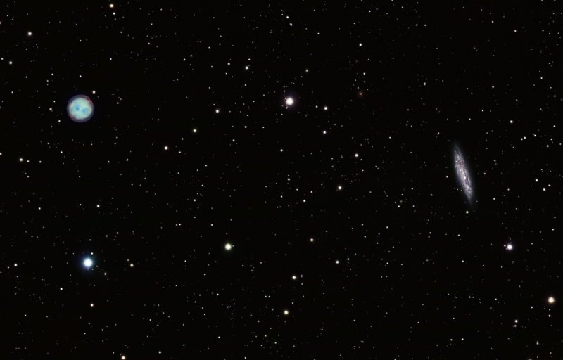 Messier 97 und Messier 108